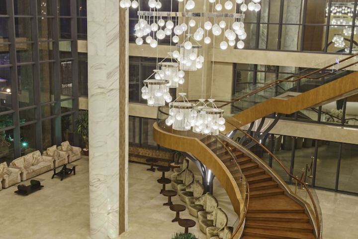 Interior entrance