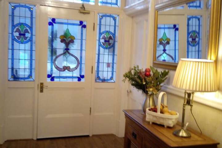 Interior entrance