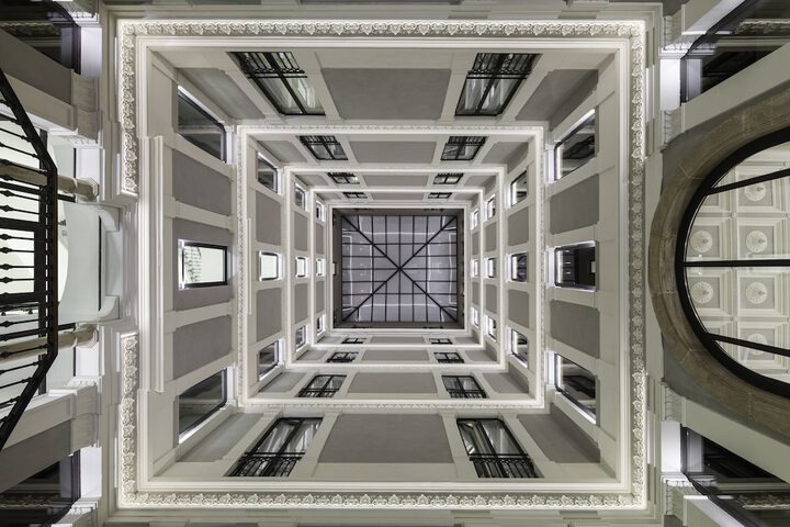 Interior entrance