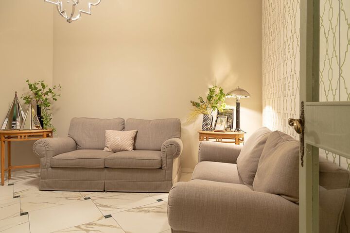 Lobby sitting area