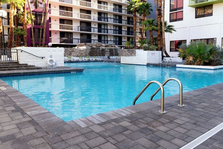 Swimming pool at South Country Suites