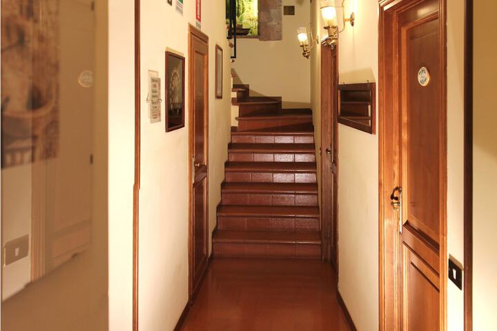 Interior entrance