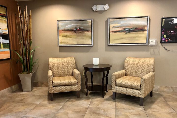 Lobby sitting area