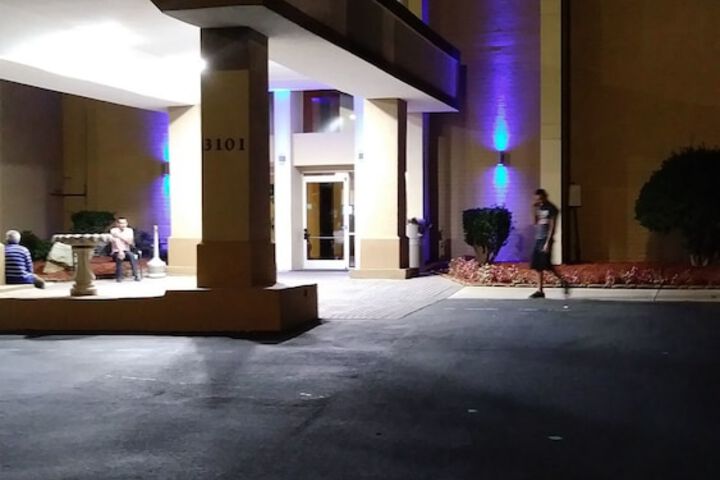 Front of property - evening/night