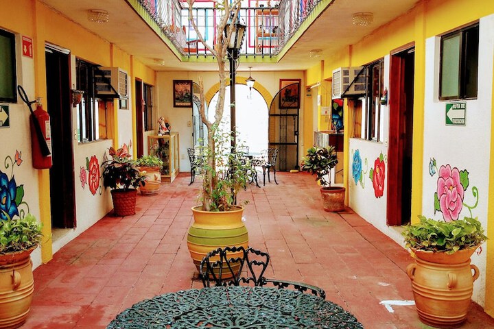 Interior entrance