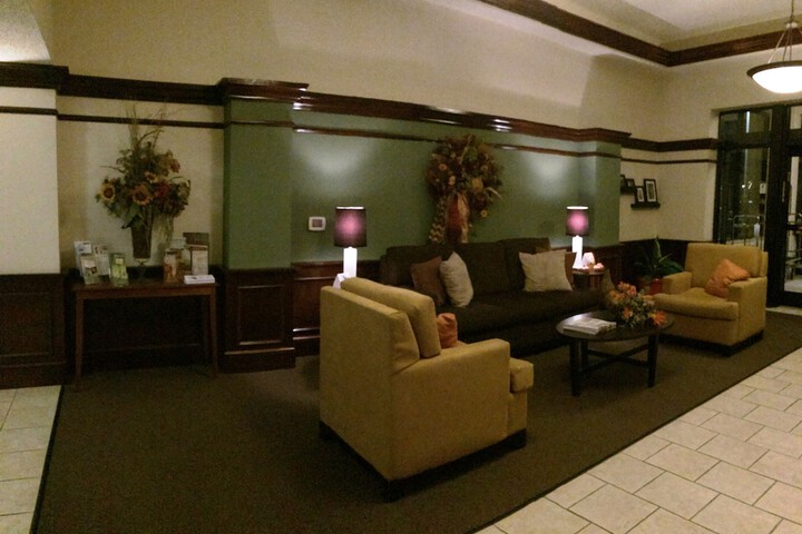 Lobby sitting area