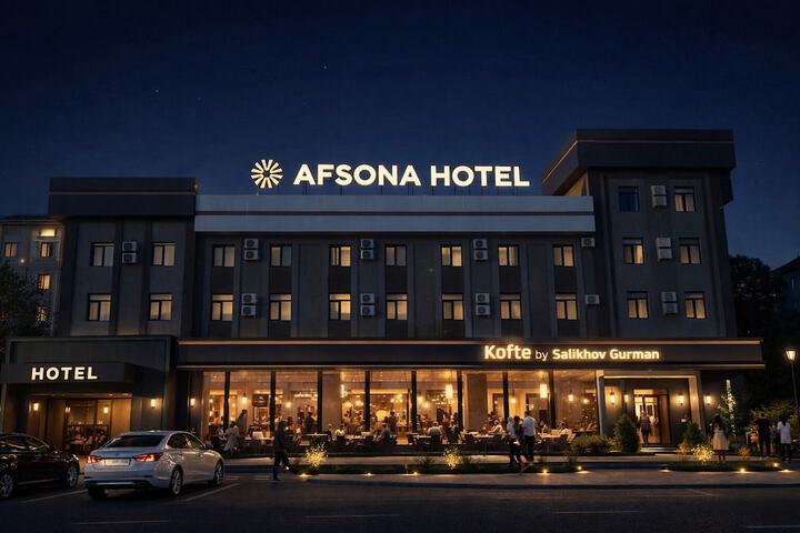 Exterior of Afsona hotel