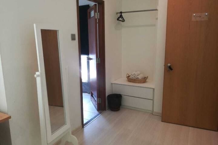 Interior entrance
