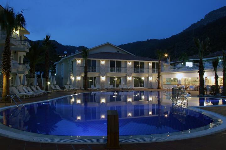 Front of property - evening/night