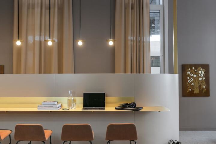Lobby sitting area