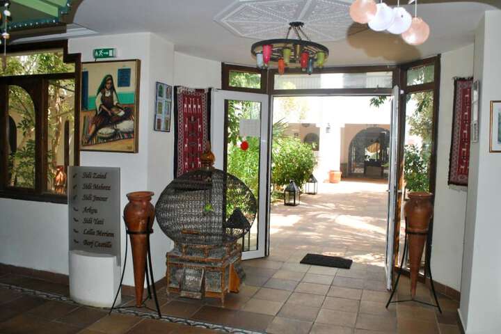 Interior entrance