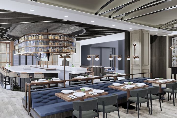 Breakfast area