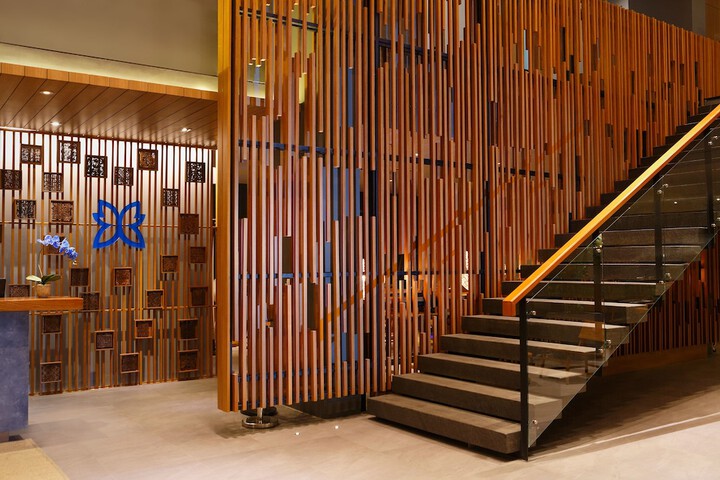 Interior entrance