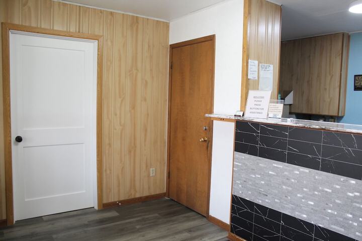 Interior entrance