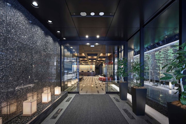 Interior entrance