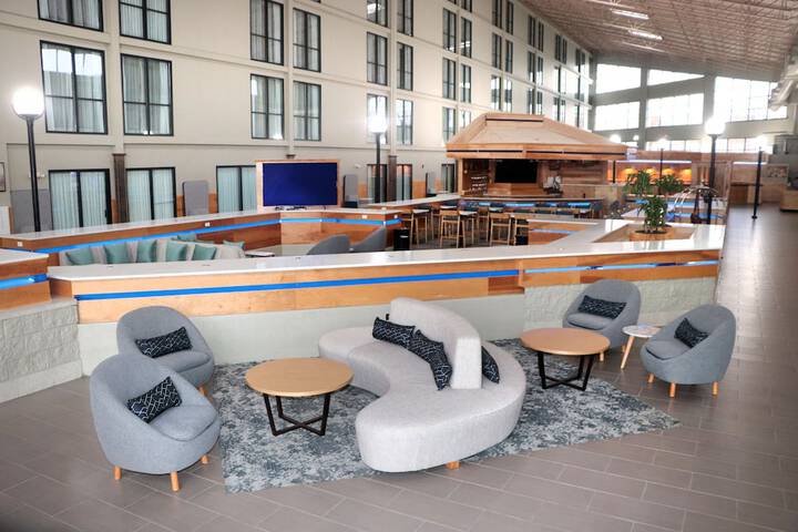 Lobby sitting area