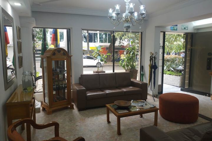 Interior entrance
