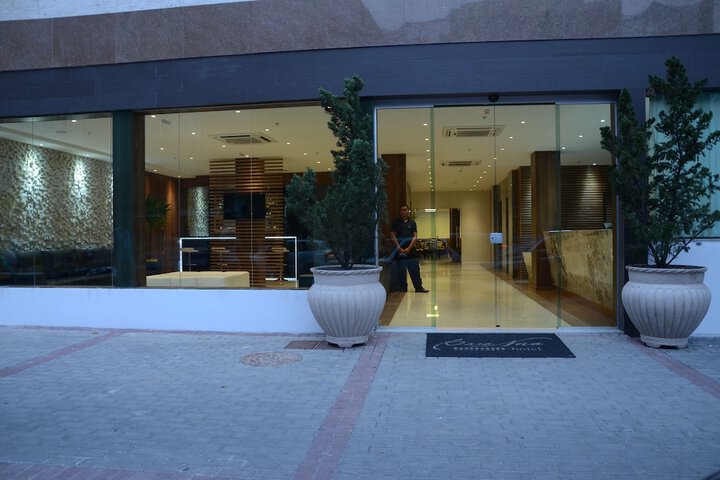 Interior entrance
