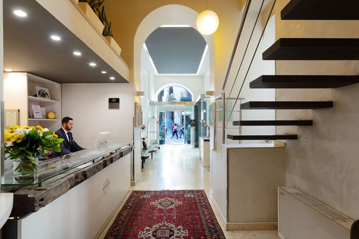 Interior entrance