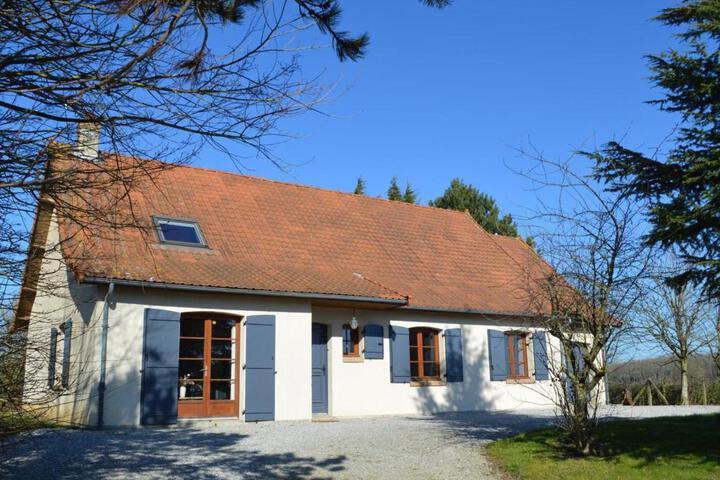 Maison de campagne avec 6 chambres jardin clos, cheminée, proche de la mer, animaux acceptés - FR-1-376-3