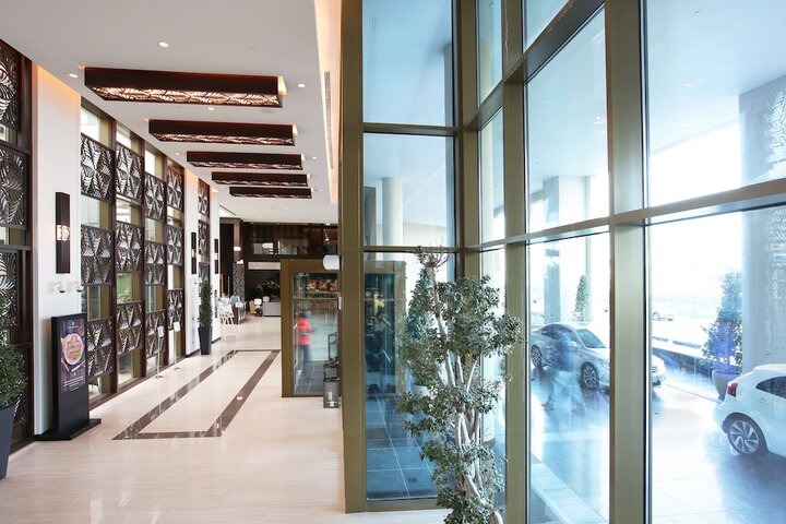 Interior entrance