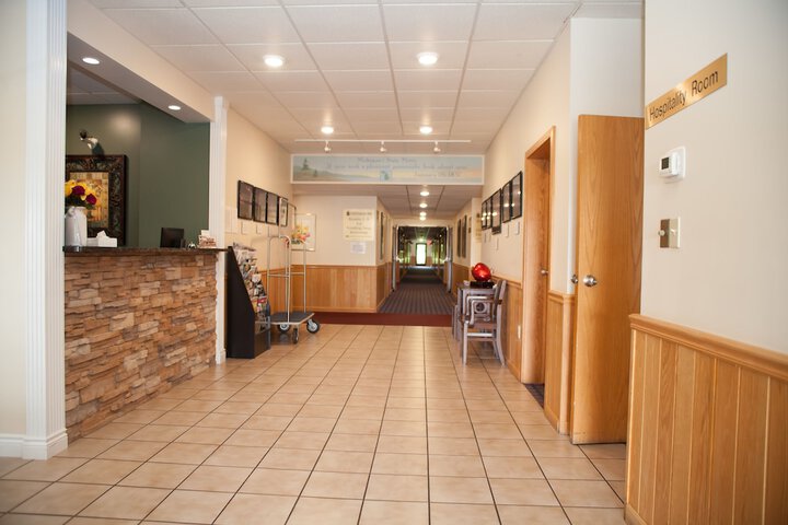 Interior entrance