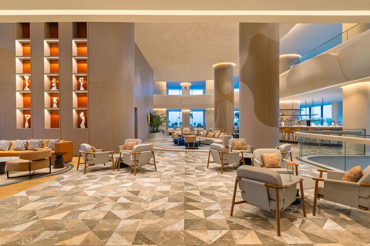 Lobby sitting area