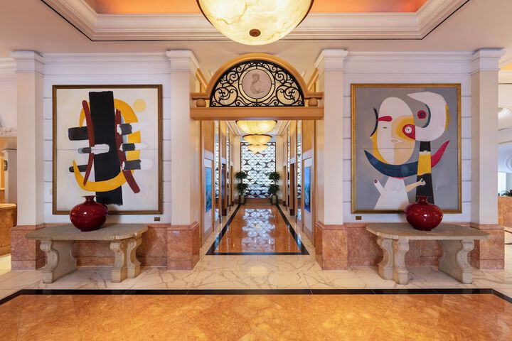Interior entrance