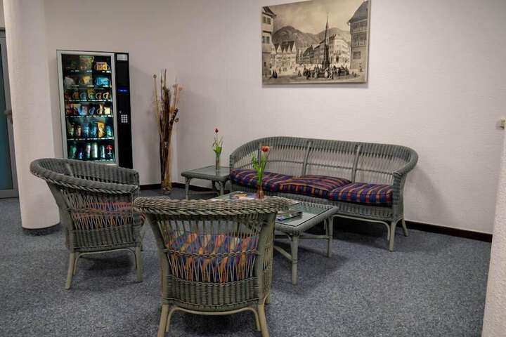 Lobby sitting area