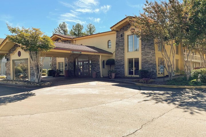 Outdoor wedding area