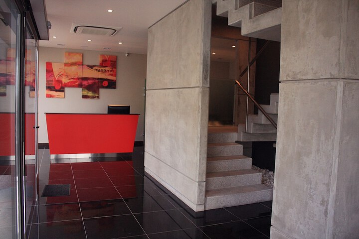 Interior entrance
