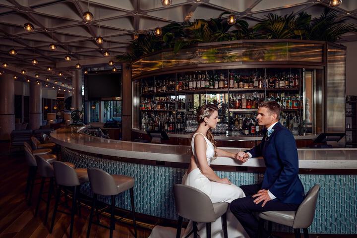 Indoor wedding