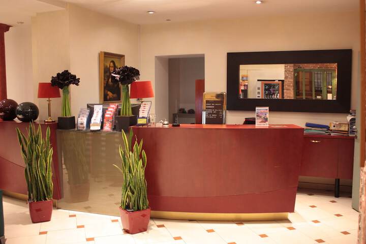 Interior entrance