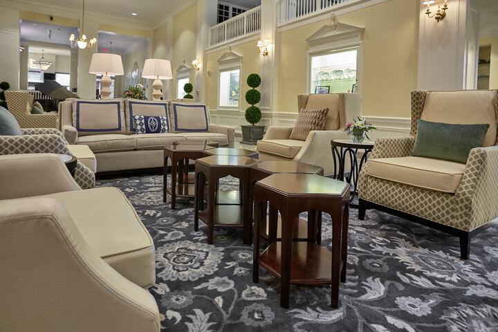 Lobby sitting area