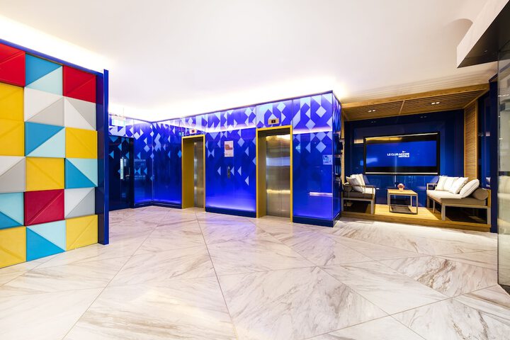 Interior entrance