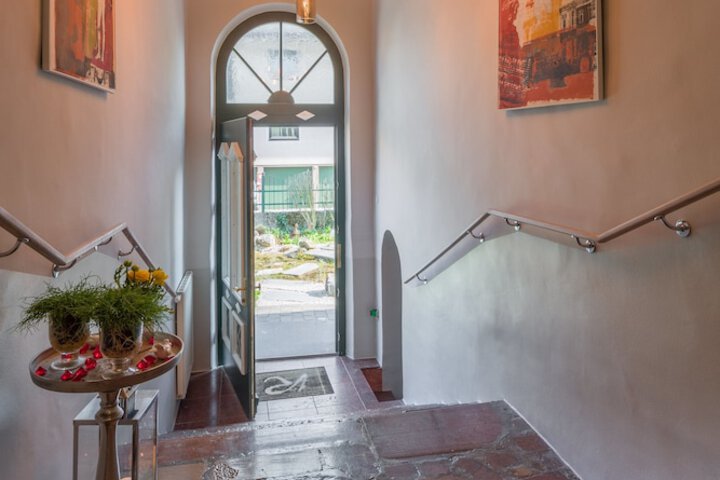 Interior entrance
