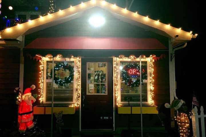 Front of property - evening/night