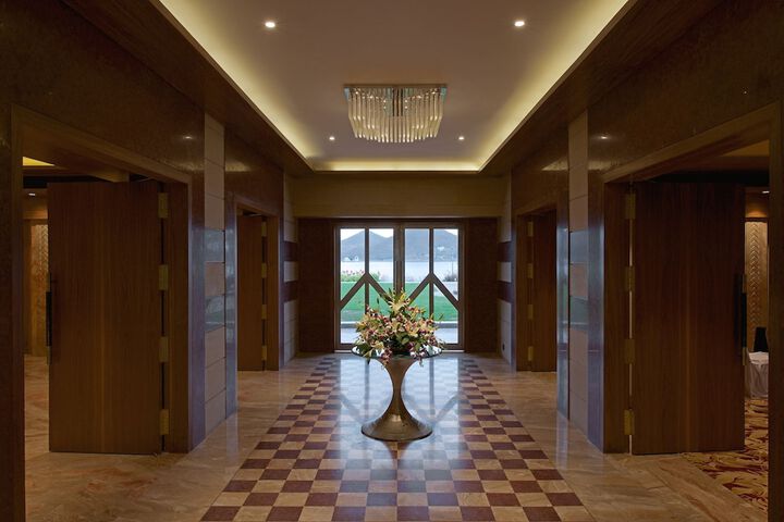 Interior entrance