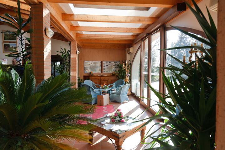 Lobby sitting area