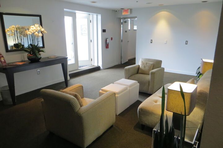 Lobby sitting area