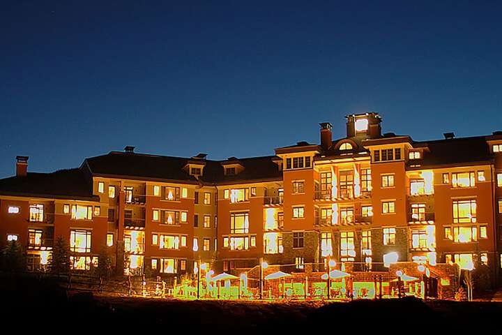 Front of property - evening/night