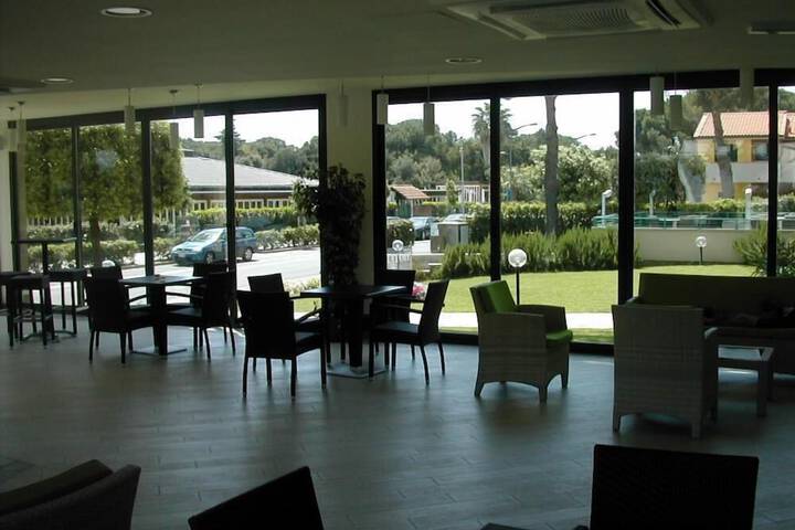 Lobby sitting area