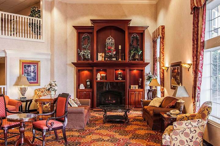 Lobby sitting area