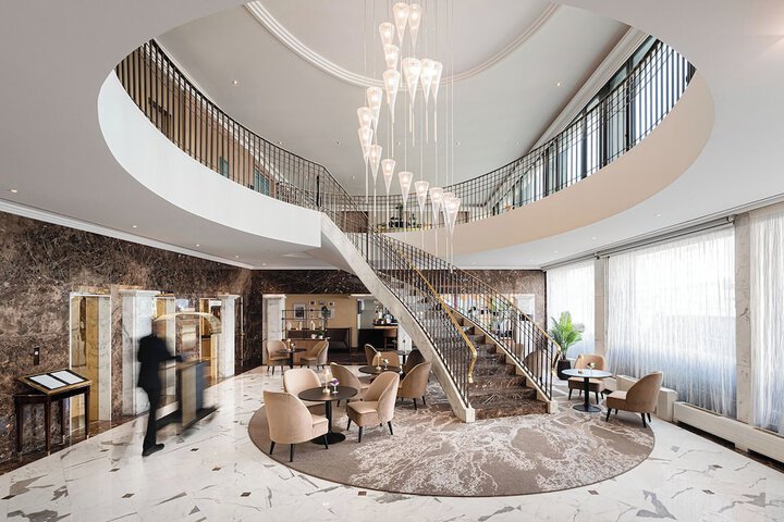 Interior entrance