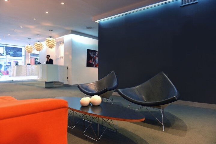 Interior entrance