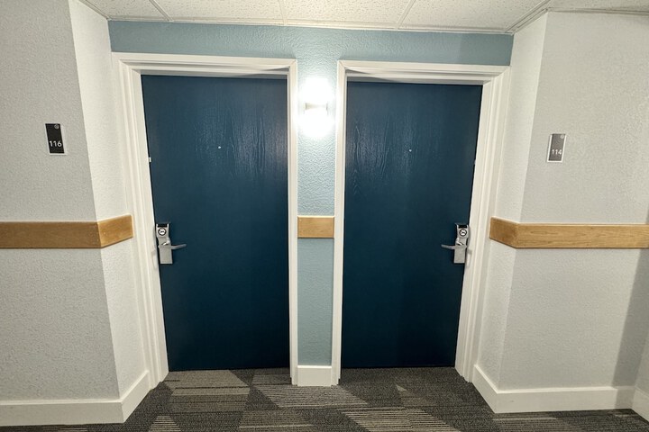 Interior entrance