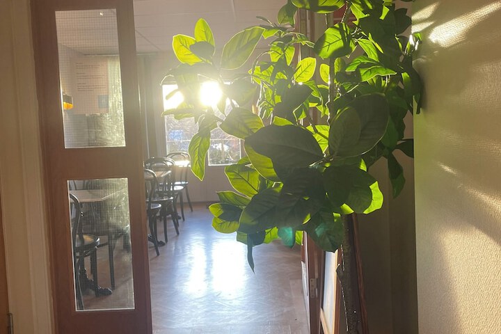 Interior entrance