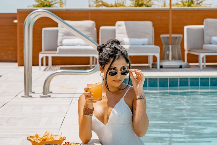 Rooftop pool
