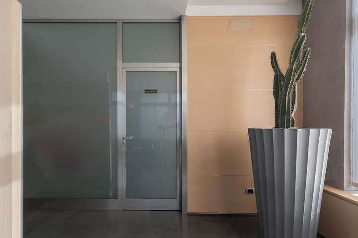Interior entrance