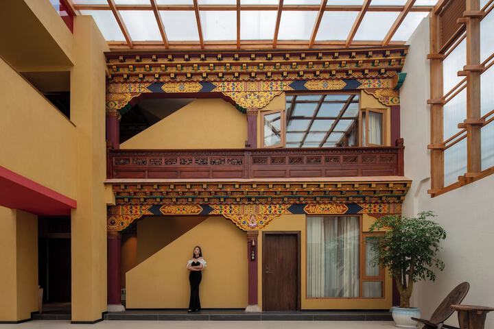 Exterior of Shangri-La Nazhu Tibetan Mansion Hotel